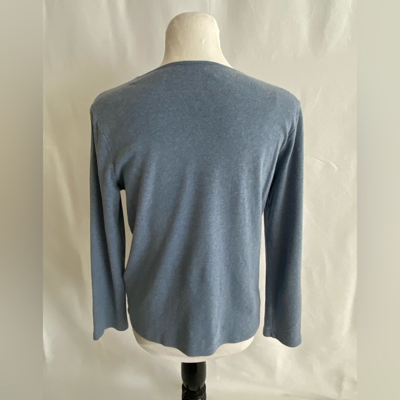 Pendleton Woolen Mills Top Women’s Medium Cotton Long Sleeve Round Neckline - Picture 3 of 9